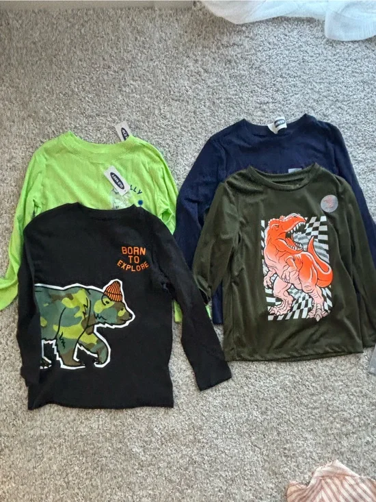 4 Boys 5T brand new Long Sleeve shirts