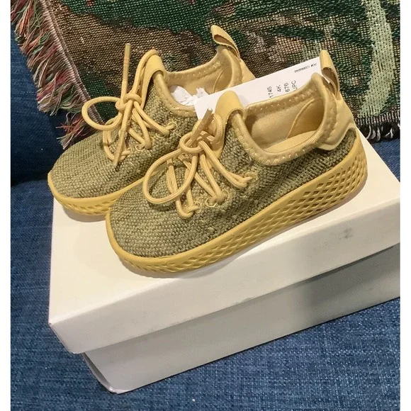 adidas Pharrell Williams  Hu Lace Up  Infant Boys Size 5 K Sneakers Casual Shoes