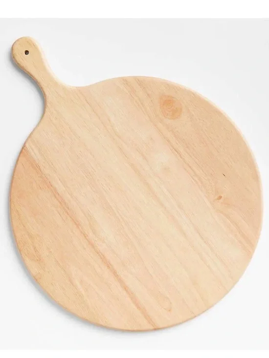 New! Crate&Barrel Light Natural Wood Round Paddle Board size XXL