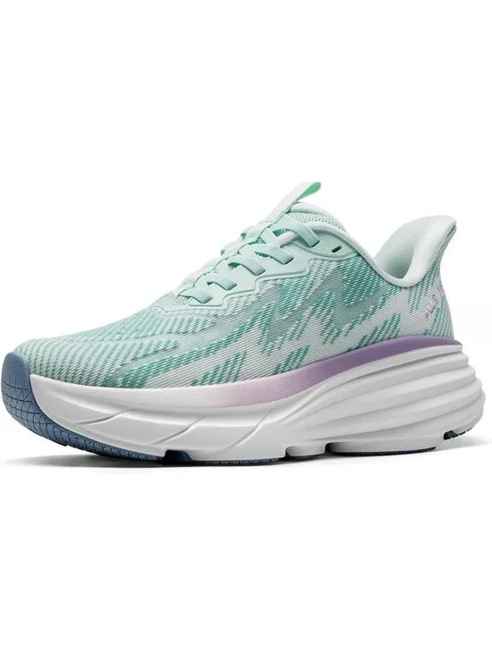 Women's Green Walking Shoes Slip On Pull On Round Toe Athletic Tennis Sneakers