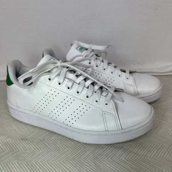 Adidas Cloudfoam Running  Sneaker Women's 8.5 Shoes HWI 28Y001‎ White & Green