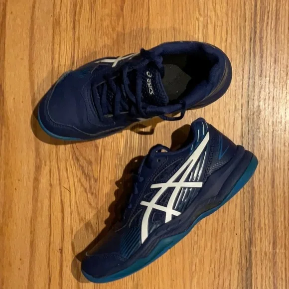 ASICS: Boy’s Gel Grade 8 Blue Expanse/White Tennis SHOES Size 1 1/2