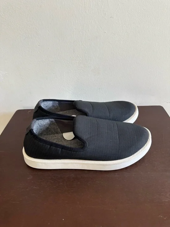 Allbirds Women's Wool Lounger Black Woven Slip On Size 10