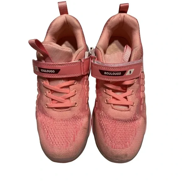 Pink Boulugo Kids Shoes with Wheels‎ and Lights Size 40
