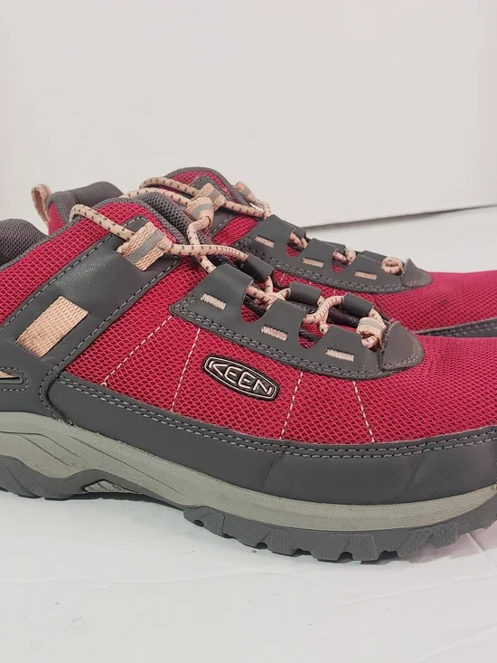 KEEN Targhee Sport Girls Dark Pink/Grey Trail Hiking Sneakers Sz: 2
