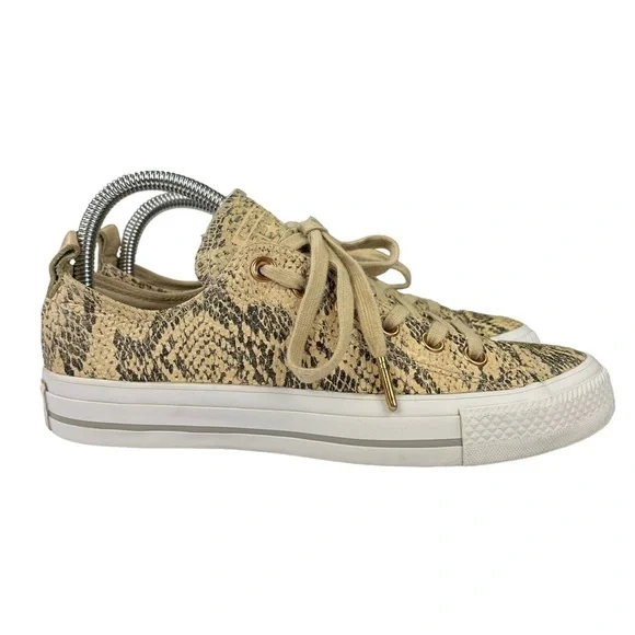 Converse Sneakers Womens Size 7‎ All Star 70 Ox Snake Skin Low Top Shoes