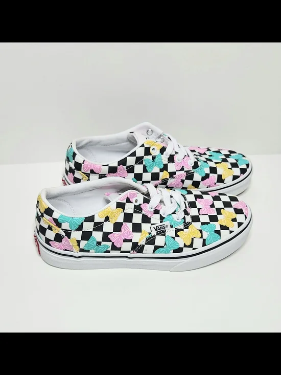 Vans Checkerboard Butterfly Sneakers