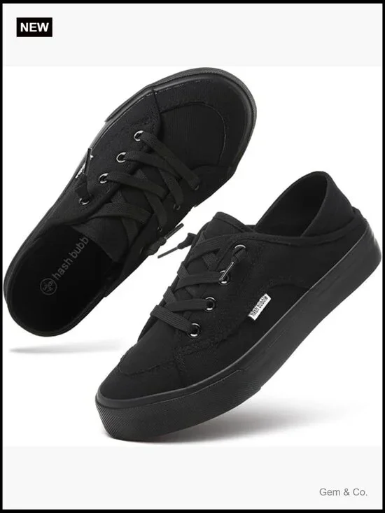Women's Slip On Canvas Sneakers Loafers Non Slip Fashion Shoes