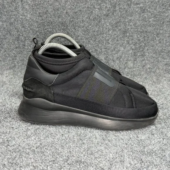 UGG Neutra Slip On Shoes Women's Size 6‎ Black Neoprene Graphic Logo Athletic