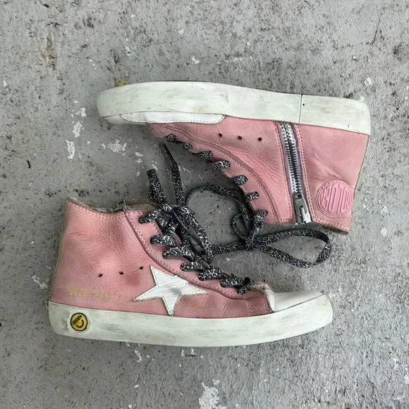 Golden Goose Francy Pink high tops