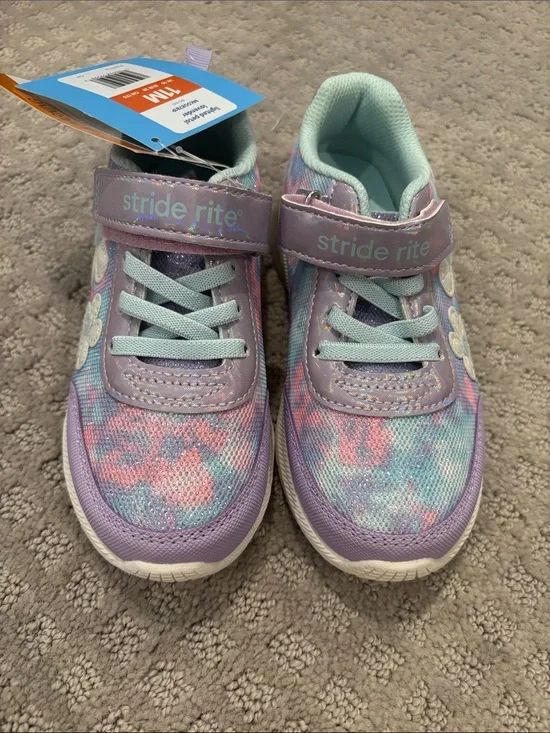 Stride Rite Kids' Lavender and Mint Pastel Sneakers