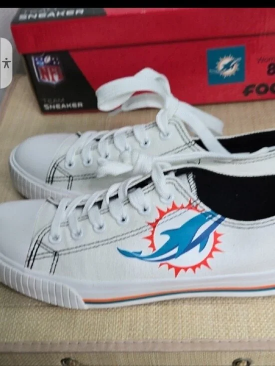NFL Dolphins Low Top Sneakers