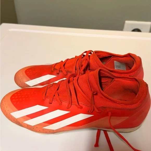 adidas X Crazyfast Soccer Cleats Red/White FG - Size 9