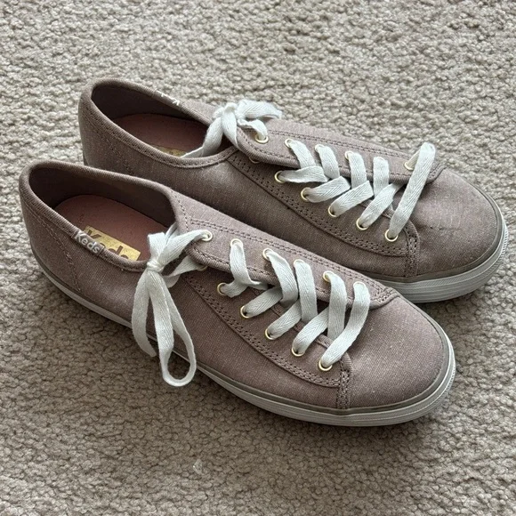 Keds Tan Canvas Sneakers size women’s 6