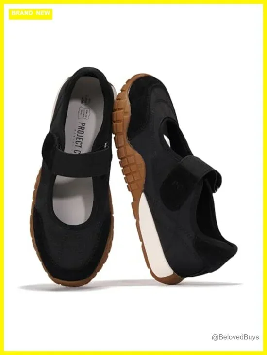 Lightweight Mary Jane Shoes with Memory Foam Insole - Non Slip Flats for Women