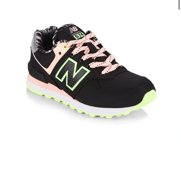 New balance Little Girl's &‎ Girl's 574 Colorblock Sneakers
