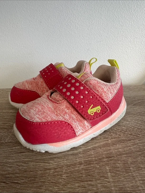 See Kai Run Basics Toddler Stryker Pink Neon 4