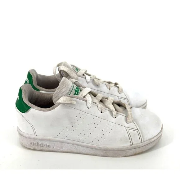 Adidas Originals Kids Sneakers Size 13 White and Green