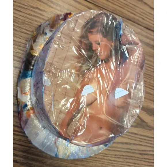 Vintage 1950s Risque Lady‎ Top Hat Party New Year's Eve Handmade Cellophane
