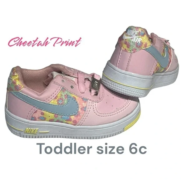 Custom Cheetah Print Baby Shoes