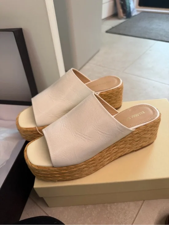 Paloma Barcelo Leather Espadrilles