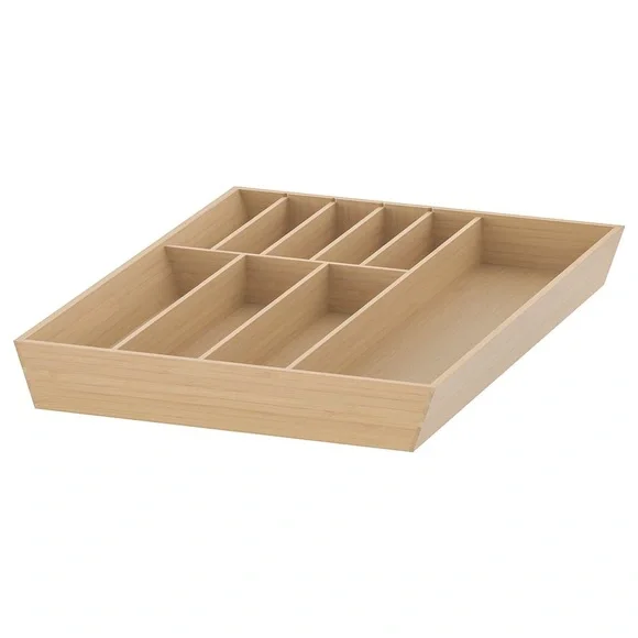 IKEA UPPDATERA Bamboo Flatware Tray Drawer Organizer 15x19.5”