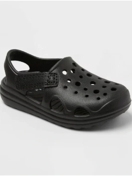 Cat & Jack Black Kids'  Clog Shoes Size 12