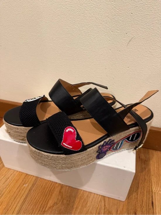 love moschino platform sandals 38