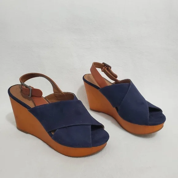 Lucky Brand Merrona Strappy Wedge Heel Sandals