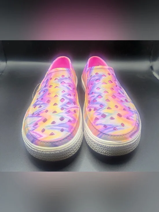 Kids Slip-On Rainbow Tie-Dye Casual Shoes