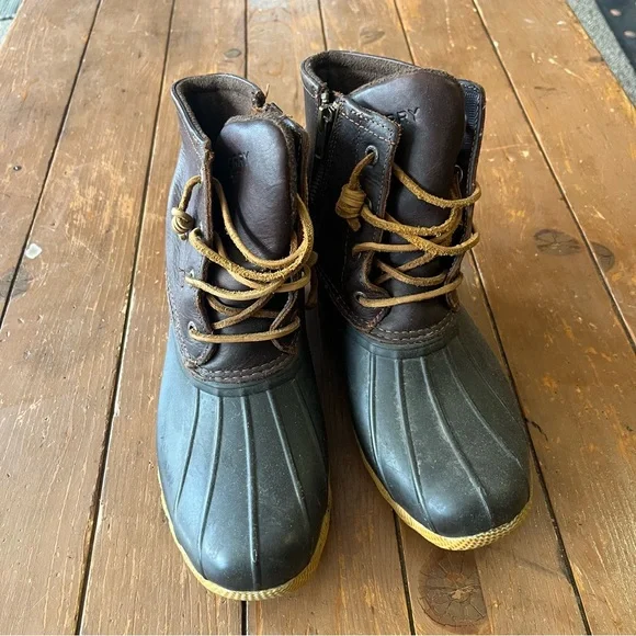 Sperry Leather Upper Duck Boots