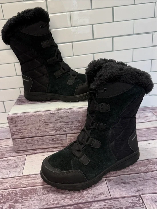 Columbia Ice Maiden II Snow Boots, Black, Women's Size 6