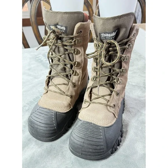 Rocky Boots Womens‎ Size 6 Brown Jasper Trac Insulated Snow Lace Up Winter Warm