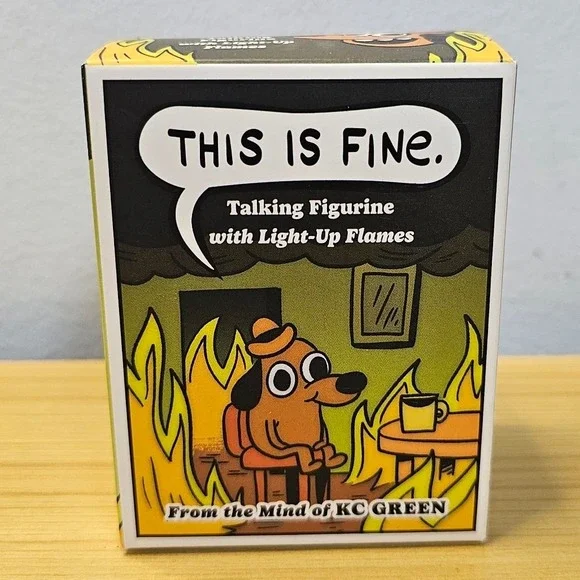 This Is Fine Talking Figurine: With Light and Sound! (RP Minis)
