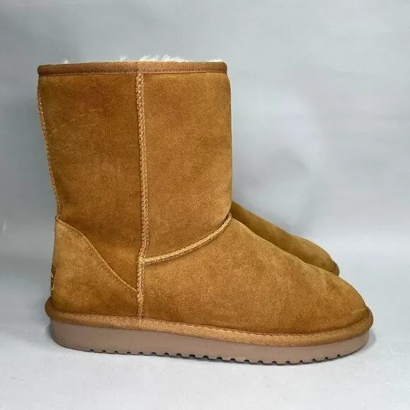 Koolaburra Women's Size 9 Koola Short Chestnut Suede‎ Winter Boots