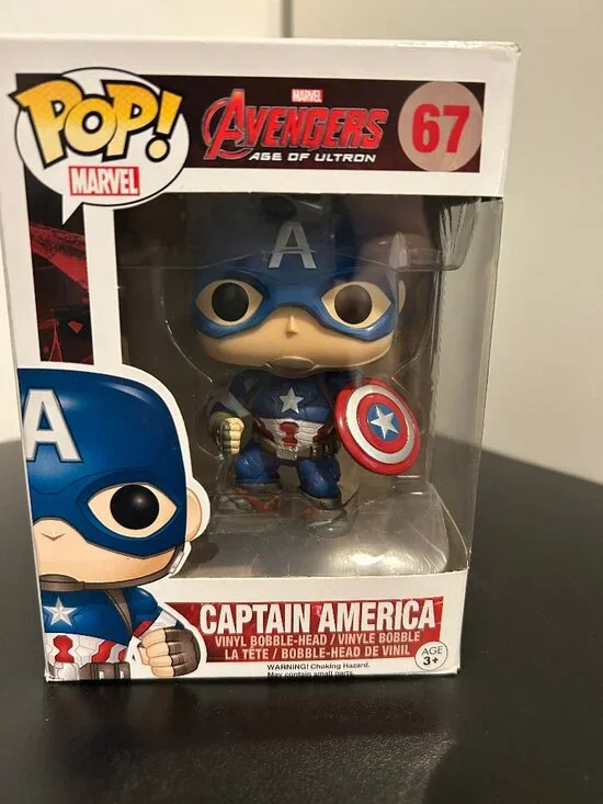 FUNKO POP #67 Marvel Captain America Avengers Age of Ultron Figure NEW in Box