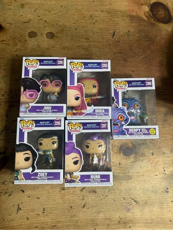 Funko POP! K-Pop Demon Hunters Series 1 Bundle Set of 5 NEW IN BOX