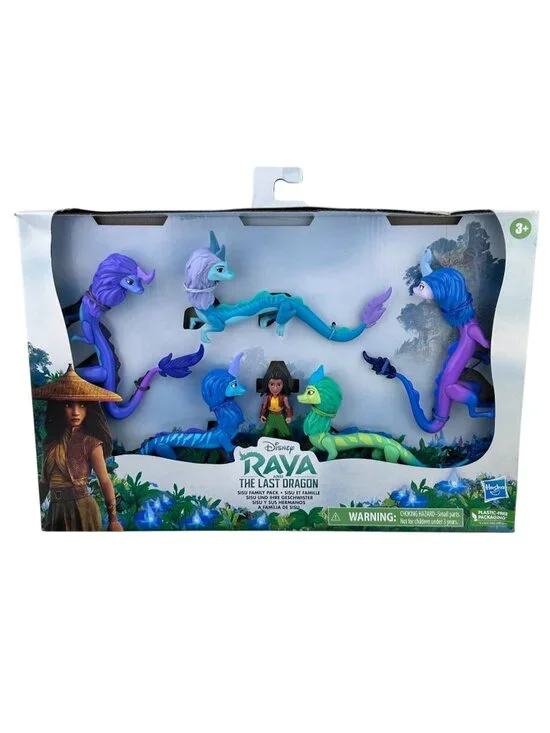 Disney Raya and the Last Dragon Sisu Family Action Figure Pack NEW Toy Gift Cute