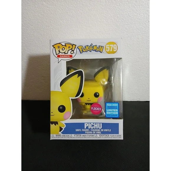 Funko Pop! Vinyl: Pokémon - Pichu (Flocked) - WonderCon FYE (Exclusive) #579