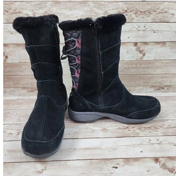 Merrell Jovilee Alp Women's Size 7 Waterproof Black Faux Fur Boots J227319C