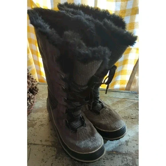 Sorel Joan Of Arctic LL2517-052 Winter Boots Womens Sz 6.5 Faux‎ Fur