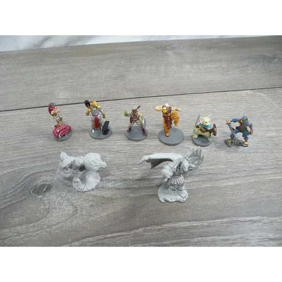 Fantasy RPG Miniatures Lot D&D Pathfinder Tabletop Game Figures Painted