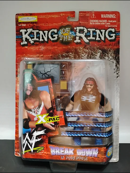 King of the Ring X-Pac Break Down Action Figure - Black & Blue