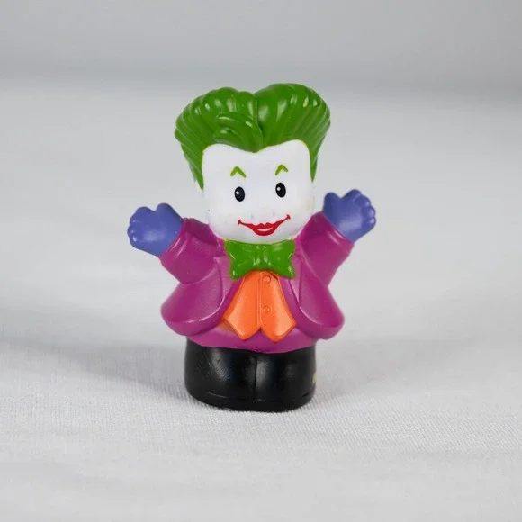 Fisher-Price Little People Toy Purple Excellent DC Joker Figure pretend play