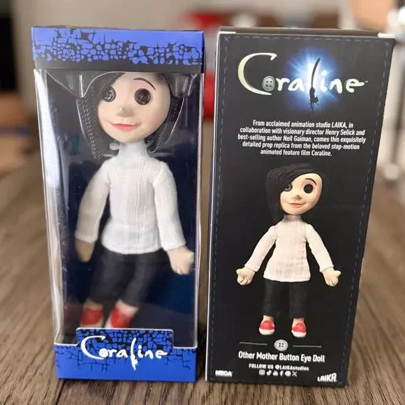 NECA Coraline Other Mother Figure By Laika- Button Eye Doll, Gaiman New In Box