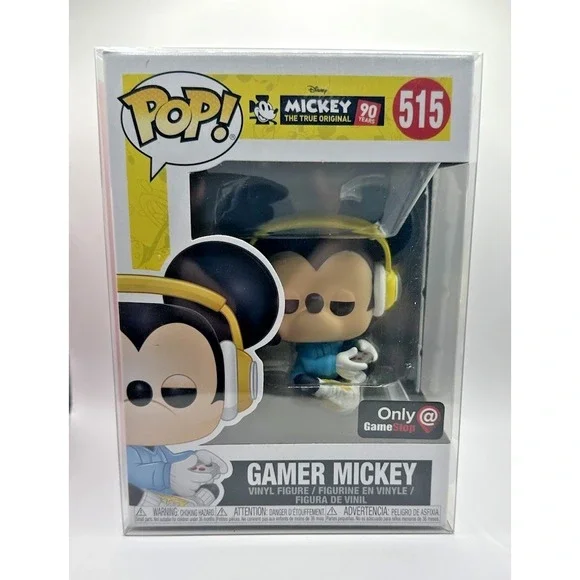 Gamer Mickey GameStop Exclusive Disney 90 Years Funko Pop! #515 in Pop Protector