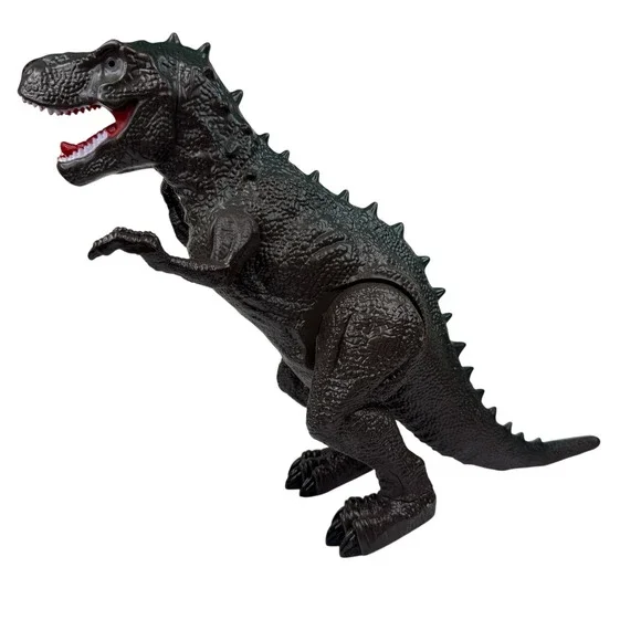 Tyrannosaurus Rex T-Rex Large Dinosaur Action Figure Toy Green Plastic Roaring