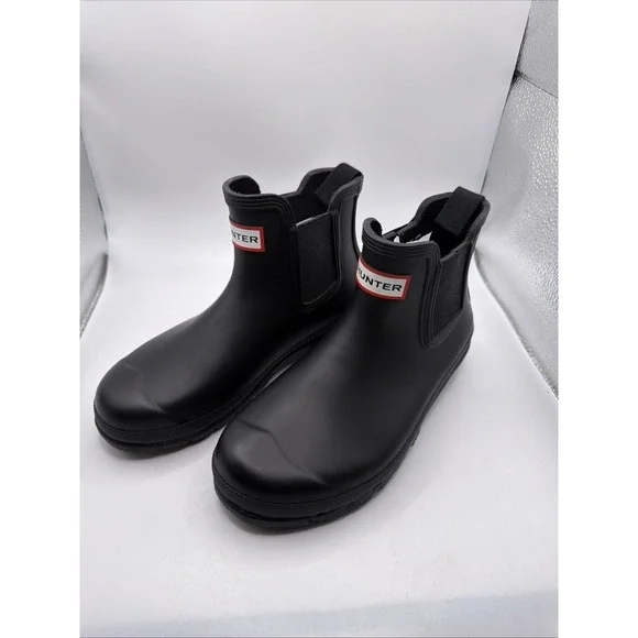 NEW! Women's Hunter Original Chelsea Rain‎ Boots WFS2078RMA BLACK Size 6. New