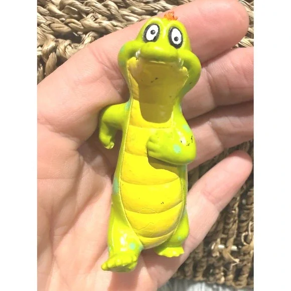 Vintage 1985 KISSYFUR PVC Alligator Figures McDonalds Toy‎