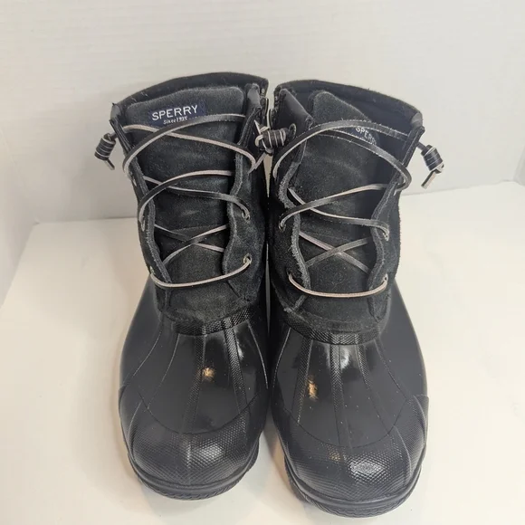 Sperry Women's Black Duck Boots